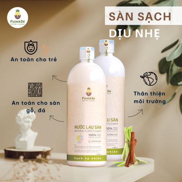 Nước lau sàn Fuwa3e (Hương sả chanh , Hương Quế) 1l