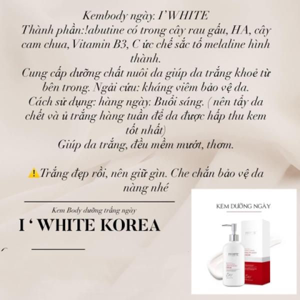 Kem body ngày IWHITE 250ml