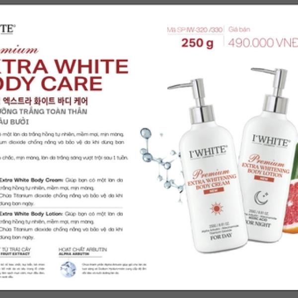 Kem body ngày IWHITE 250ml