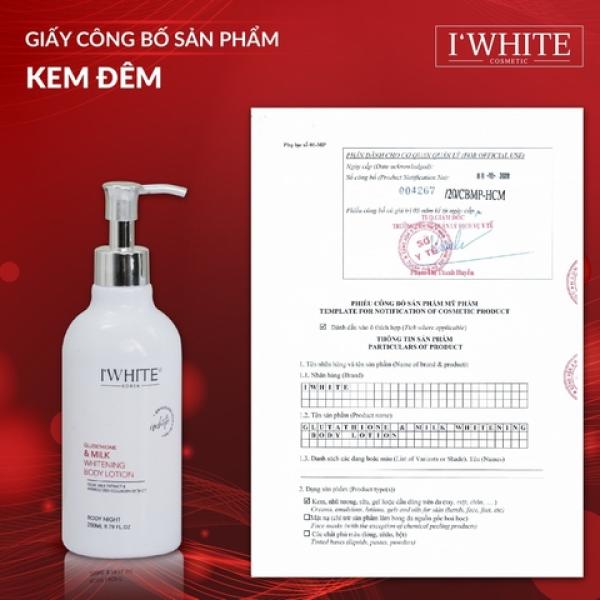 Kem body đêm IWHITE