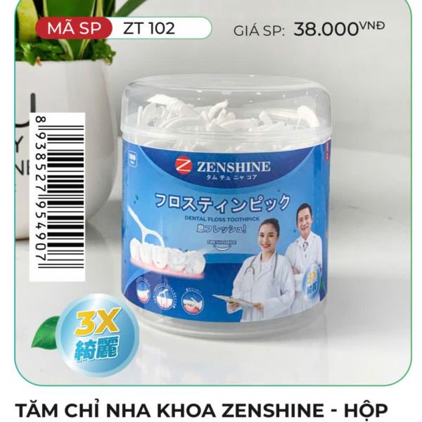 Tăm chỉ nha khoa zenshine-hộp 100 que