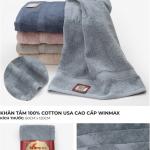 Khăn tắm 100%coton USA cao cấp Winmax (WK304) 60cm*120cm