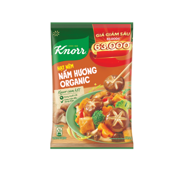 Hạt Nêm Chay Nấm Hương Organic 800g - Túi 800G