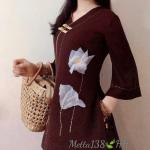 Bộ Trang Phục Áo Dài, Chất Liệu Đũi Vân Mây, Tự Nhiên Thoáng Mát, Mềm Mại