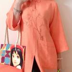 Bộ Trang Phục Áo Dài, Chất Liệu Đũi Vân Mây, Tự Nhiên Thoáng Mát, Mềm Mại