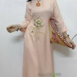 Bộ Trang Phục Áo Dài, Chất Liệu Đũi Vân Mây, Tự Nhiên Thoáng Mát, Mềm Mại