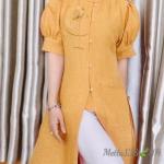 Bộ Trang Phục Áo Dài, Chất Liệu Đũi Vân Mây, Tự Nhiên Thoáng Mát, Mềm Mại