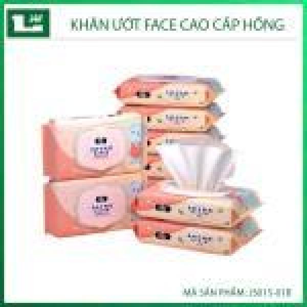 🌸 KHĂN ƯỚT FACE CAO CẤP HỒNG – TỰ NHIÊN KHÔNG MÙI 🌸