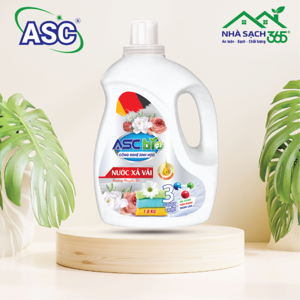 Nước xả vải đậm đặc ASC hương huyền bí 1,8kg
