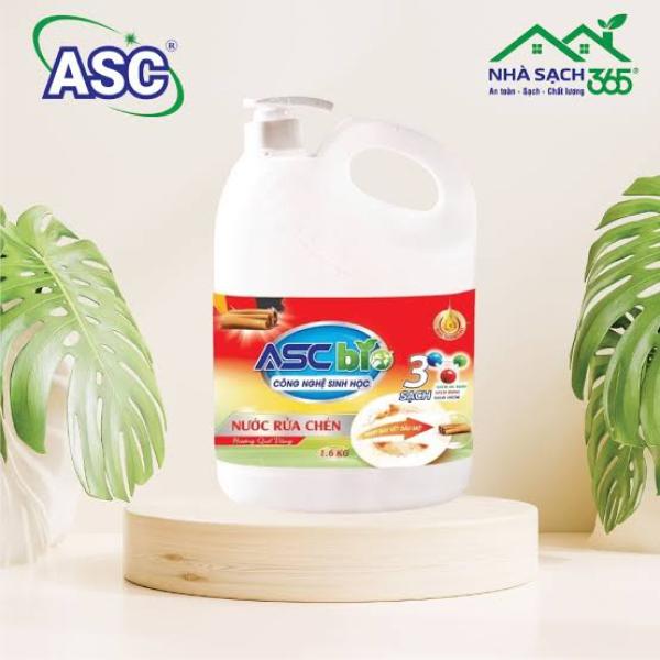 Nước rửa chén đậm đặc ASC hương quế 1,6kg
