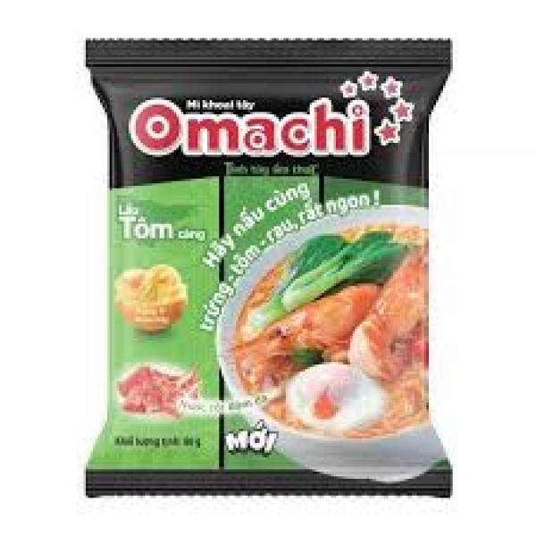 Mì dinh dưỡng khoai tây Omachi hải sản chua cay 6bl x 5gói x 80gr
