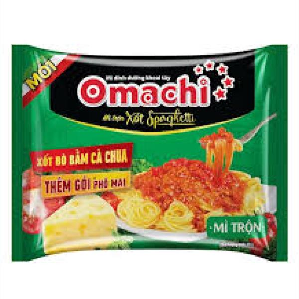 Mì dinh dưỡng khoai tây Omachi mì trộn xốt Spaghetti 30gói x 90gr