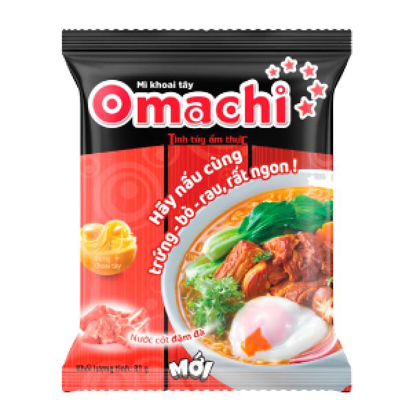 Mì dinh dưỡng khoai tây Omachi xốt Bò hầm 30goi x 81gr