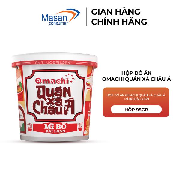 Mì Omachi quán xá Châu Á bò Đài Loan 12hộp x 95gr