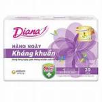 BĂNG VỆ SINH DIANA HẰNG NGÀY KHÁNG KHUẨN SIÊU THẤM 40 MIẾNG