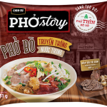 GÓI LẺ] - MASAN - Chinsu Phở Story GÓI 134g (CÓ THỊT THẬT), Phở Thìn bờ hồ ăn liền, Phở bò truyền thống nước trong