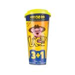 Xúc xích tiệt trùng Heo cao bồi lắc phô mai 48ly x (3cây x 13gr + 1 gói lắc 3.2gr)