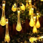 Dây Đèn Giọt Lệ Vàng