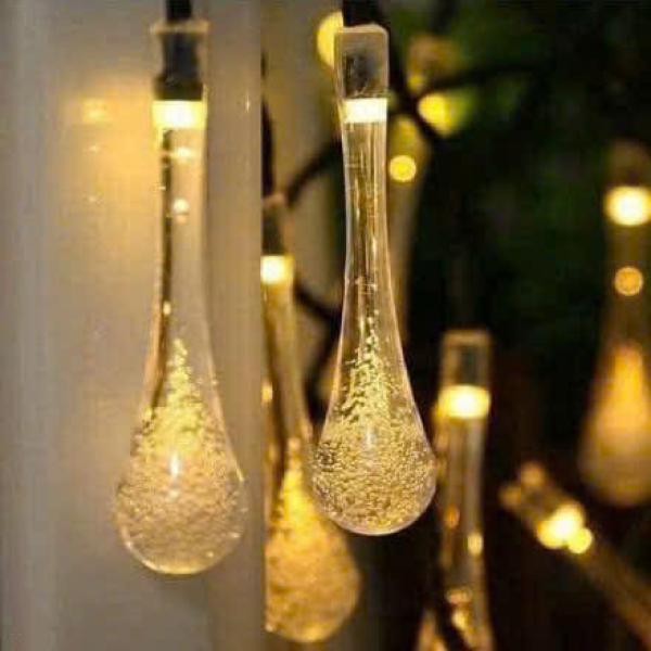 Dây Đèn Giọt Lệ Vàng