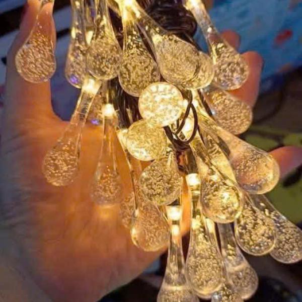 Dây Đèn Giọt Lệ Vàng
