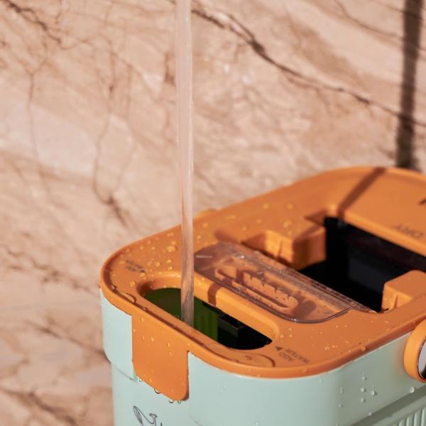 CÂY LAU NHÀ CHỮ NHẬT TÁCH NƯỚC BẨN THÔNG MINH #Kaiyo COMBO SET 2 BÔNG LÂU