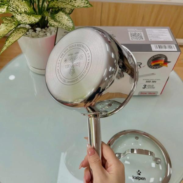 🇩🇪 QUÁNH INOX 3 LỚP LIỀN KHỐI KALPEN EMER EM16 - SIZE 16CM 🇩🇪