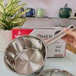 🇩🇪 QUÁNH INOX 3 LỚP LIỀN KHỐI KALPEN EMER EM16 - SIZE 16CM 🇩🇪