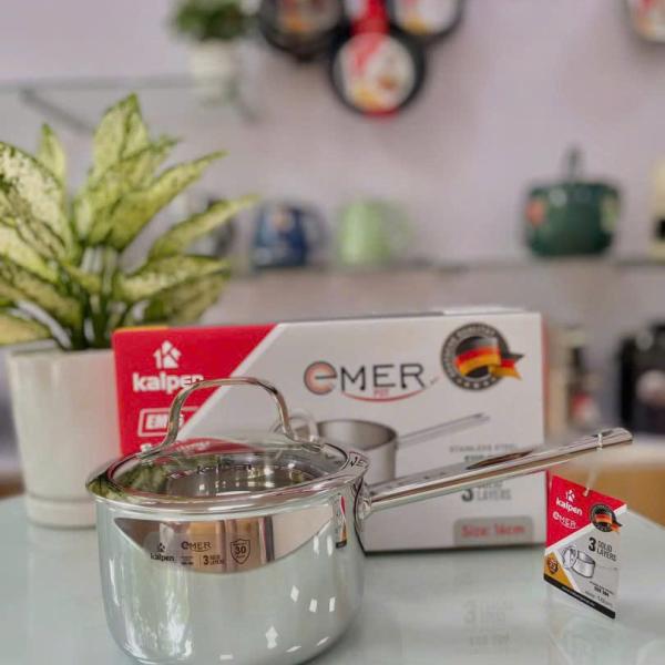 🇩🇪 QUÁNH INOX 3 LỚP LIỀN KHỐI KALPEN EMER EM16 - SIZE 16CM 🇩🇪