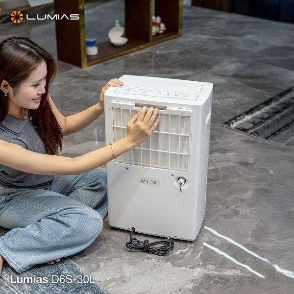 Máy hút ẩm kiêm lọc không khí 30L Lumias D6S-30L