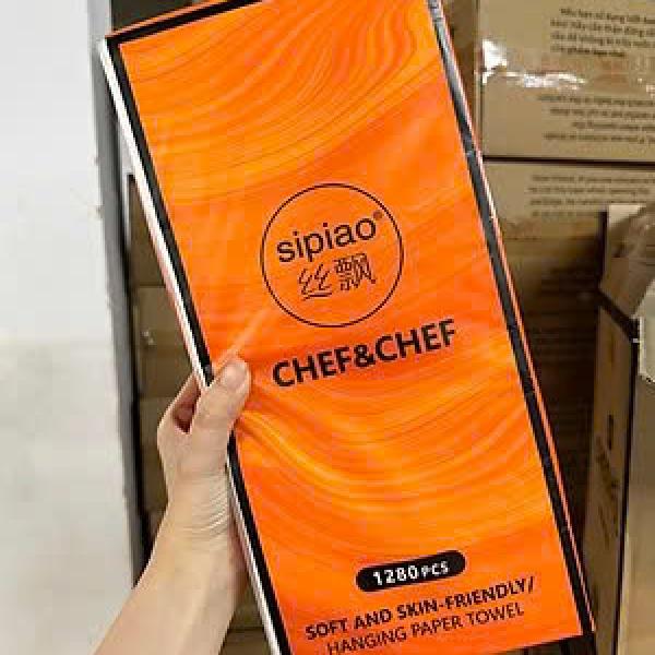 🐼 🐼 🐼 Giấy Rút Sipao Cam Thùng 4 túi