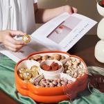 KHAY ĐỰNG MỨT TẾT, BÁNH KẸO , HÌNH QUẢ HỒNG , ẤM LO ĐỦ ĐẦY