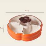 KHAY ĐỰNG MỨT TẾT, BÁNH KẸO , HÌNH QUẢ HỒNG , ẤM LO ĐỦ ĐẦY