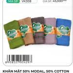 Khăn mặt Valisa VK308(50%MODAL,50%COTON)