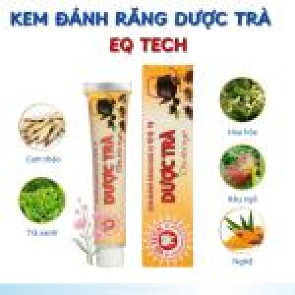 Kem đánh răng dược trà EQ Tech truyền thống hỗ trợ răng chắc khỏe, hơi thở thơm mát dài lâu 170g