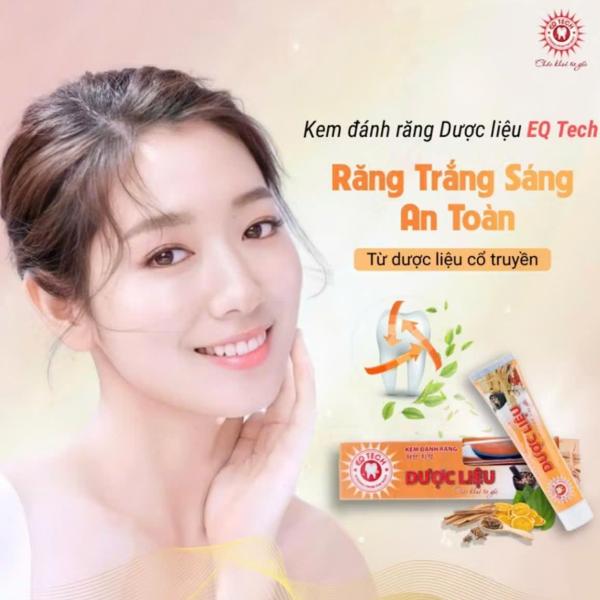 Kem đánh răng dược liệu EQ Tech truyền thống hỗ trợ răng chắc khỏe, hơi thở thơm mát dài lâu 100