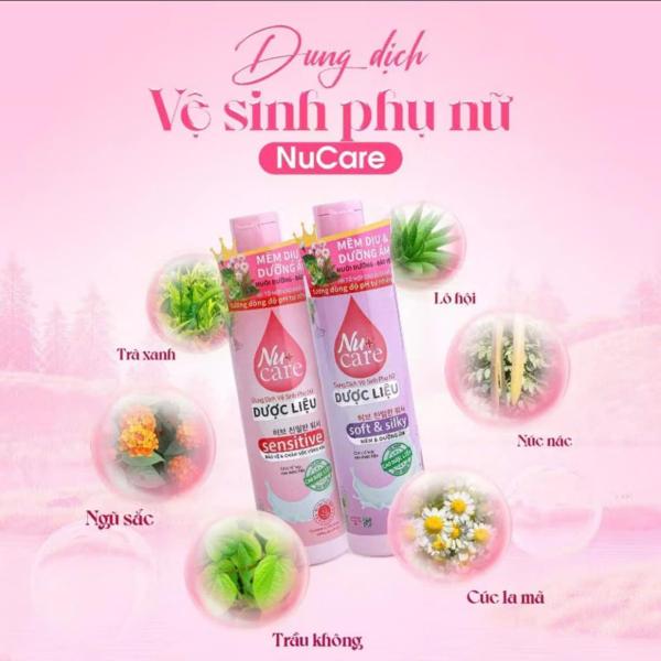 Dung Dịch Vệ Sinh Phụ Nữ NuCare Làm Sạch, Giữ Cảm Giác Tươi Mát Tự Nhiên Cả Ngày Dài