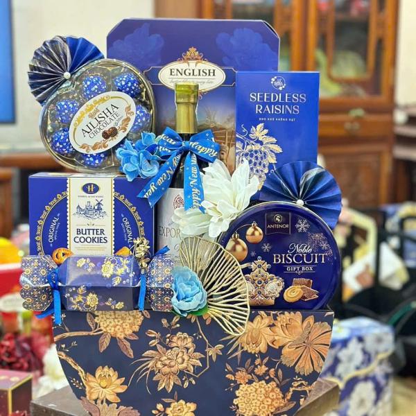 Giỏ quà Tết cao cấp 01