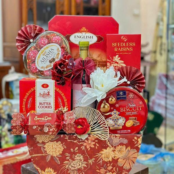 Giỏ quà Tết cao cấp 01
