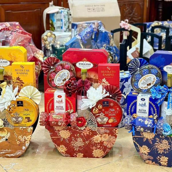Giỏ quà Tết cao cấp 01