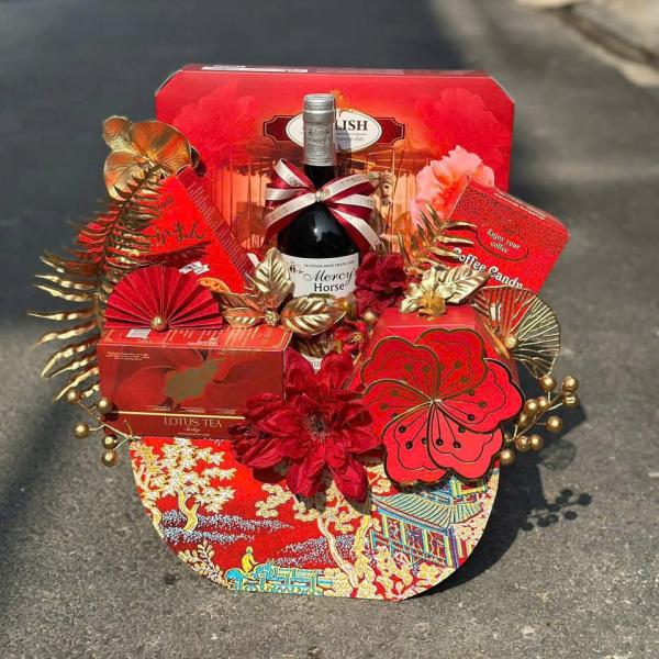 Giỏ quà Tết cao cấp 01