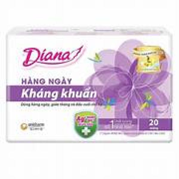 BĂNG VỆ SINH DIANA HẰNG NGÀY KHÁNG KHUẨN SIÊU THẤM 40 MIẾNG