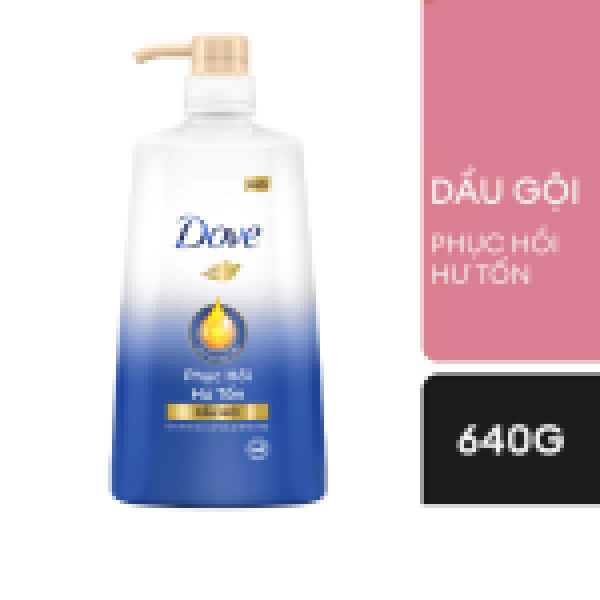 108Dove dầu gội vào nếp sống động tự nhiên 640g/8 chai