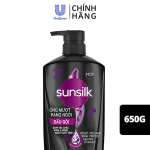 111SUNSILK Dầu Gội Óng Mượt Rạng Ngời (Đen) 650g/8 -Chai