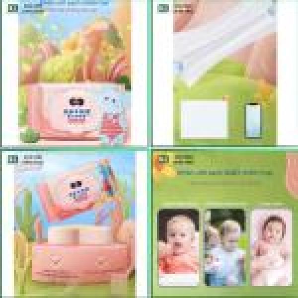 🌸 KHĂN ƯỚT FACE CAO CẤP HỒNG – TỰ NHIÊN KHÔNG MÙI 🌸